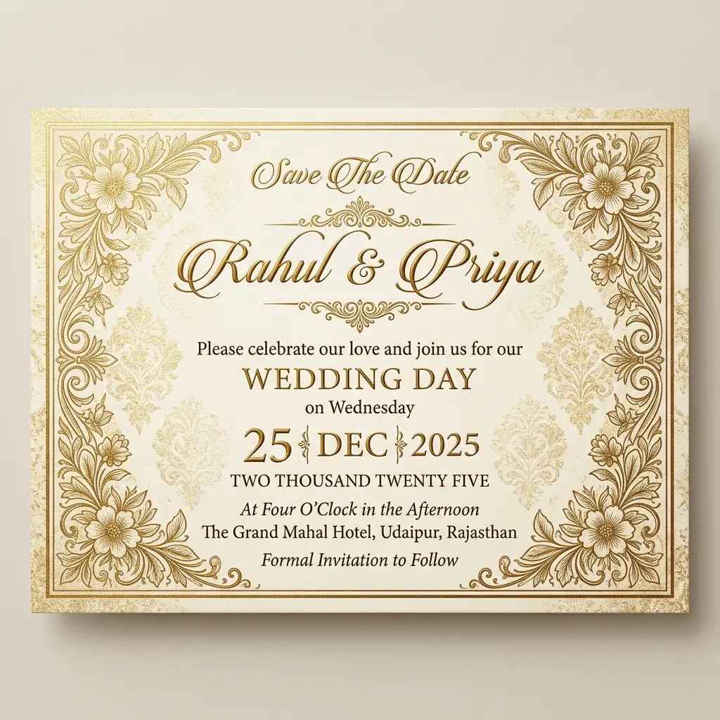 Invitation Card Preview