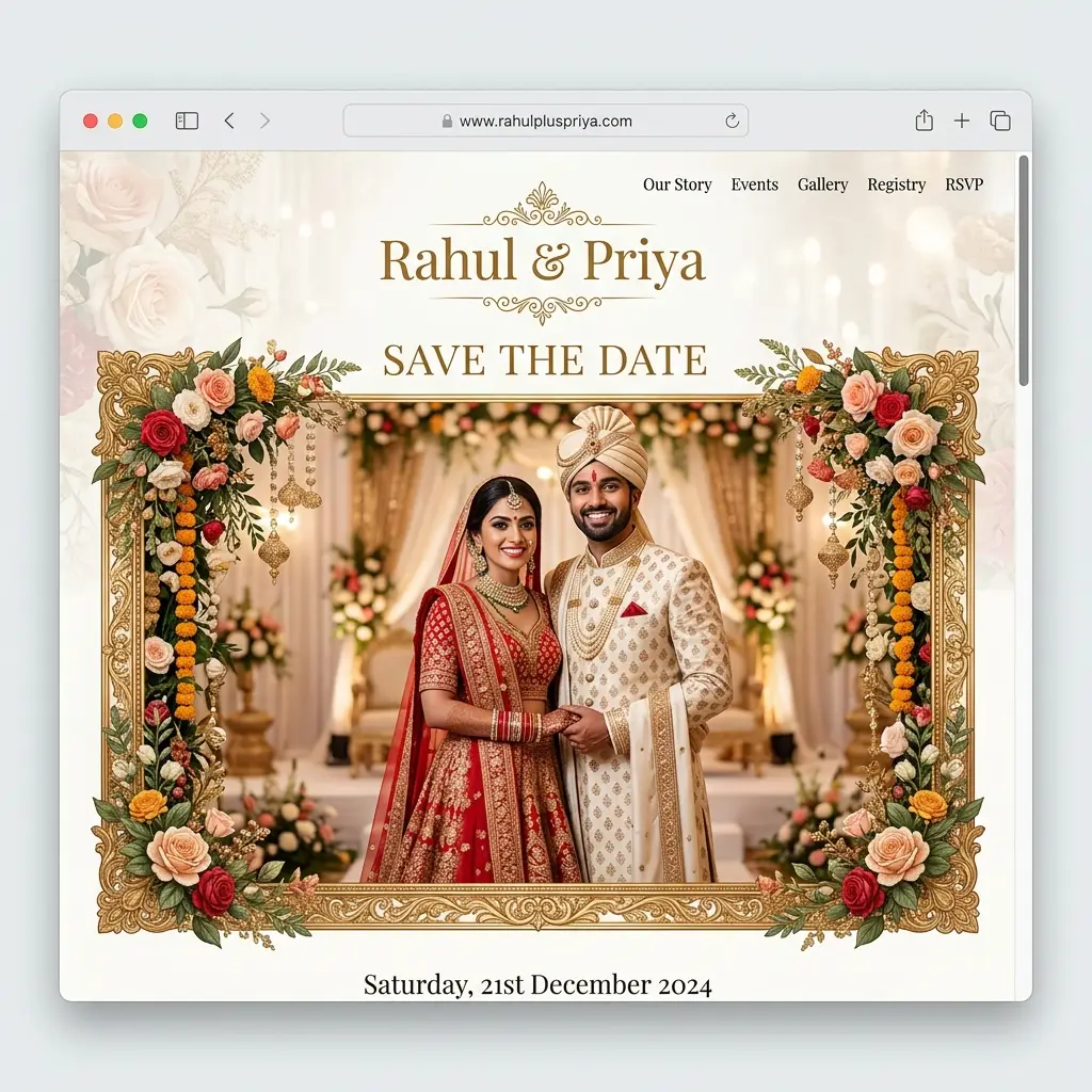 Wedding Website Preview