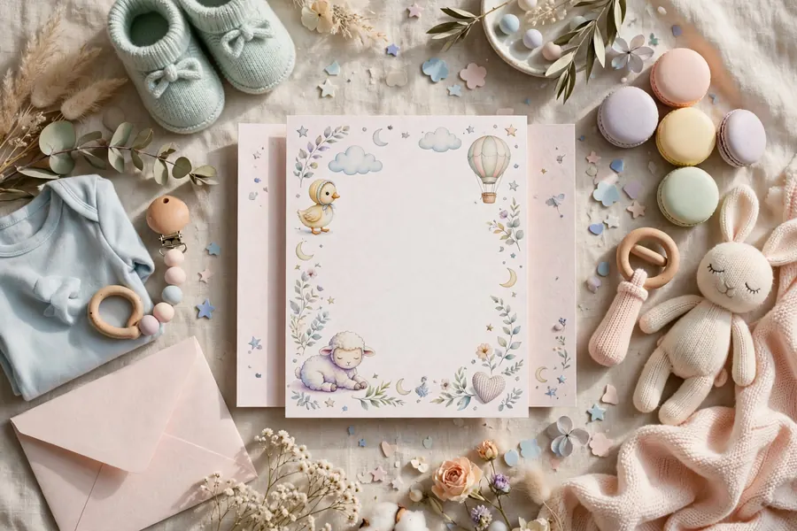 Baby shower invitation card