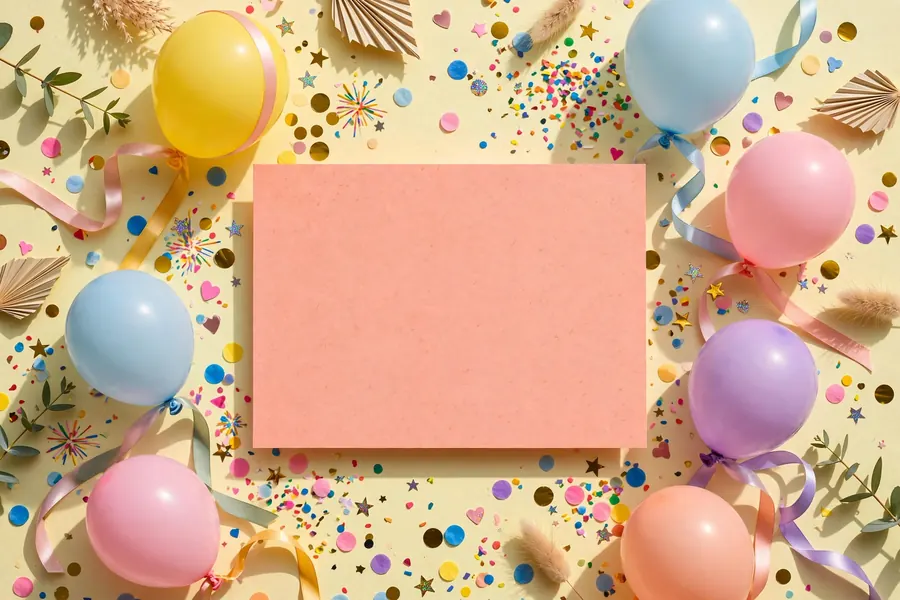 Birthday party invitation card