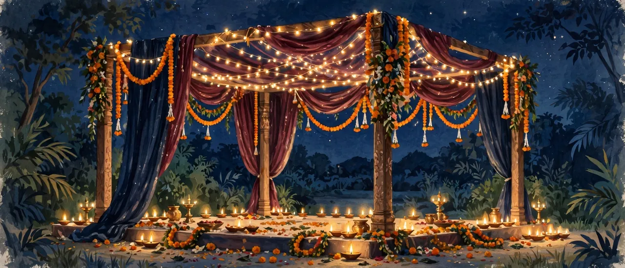 Midnight Mandap Wedding