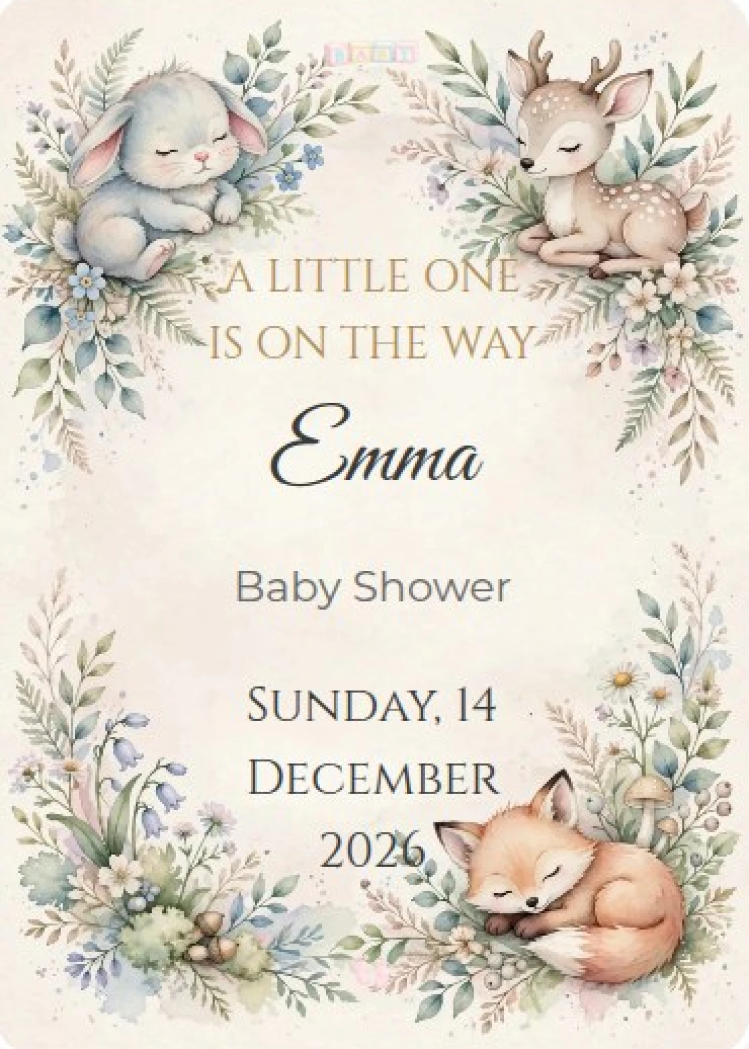 Baby Shower Western 01