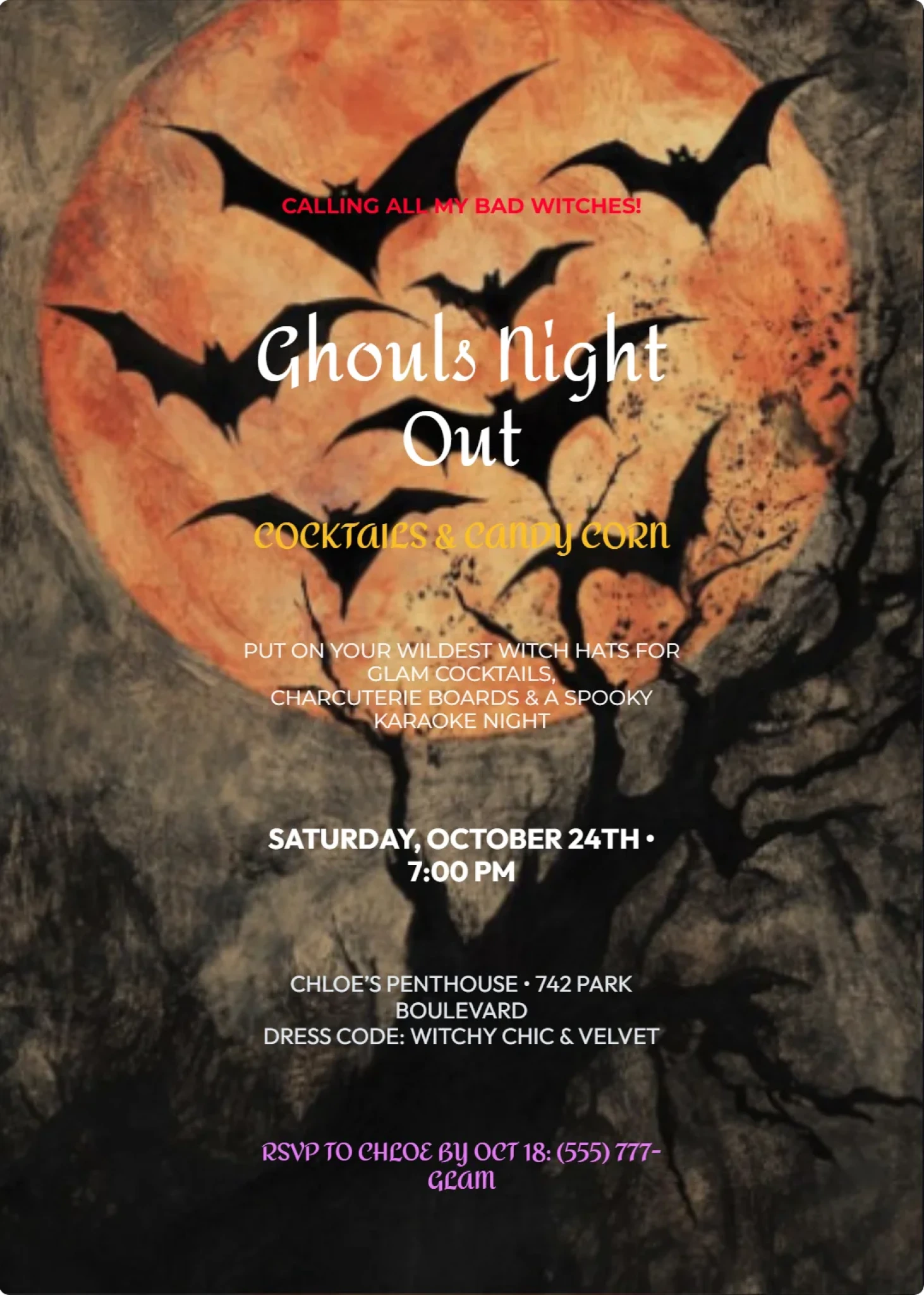 Ghouls Night Out & Witchy Glam