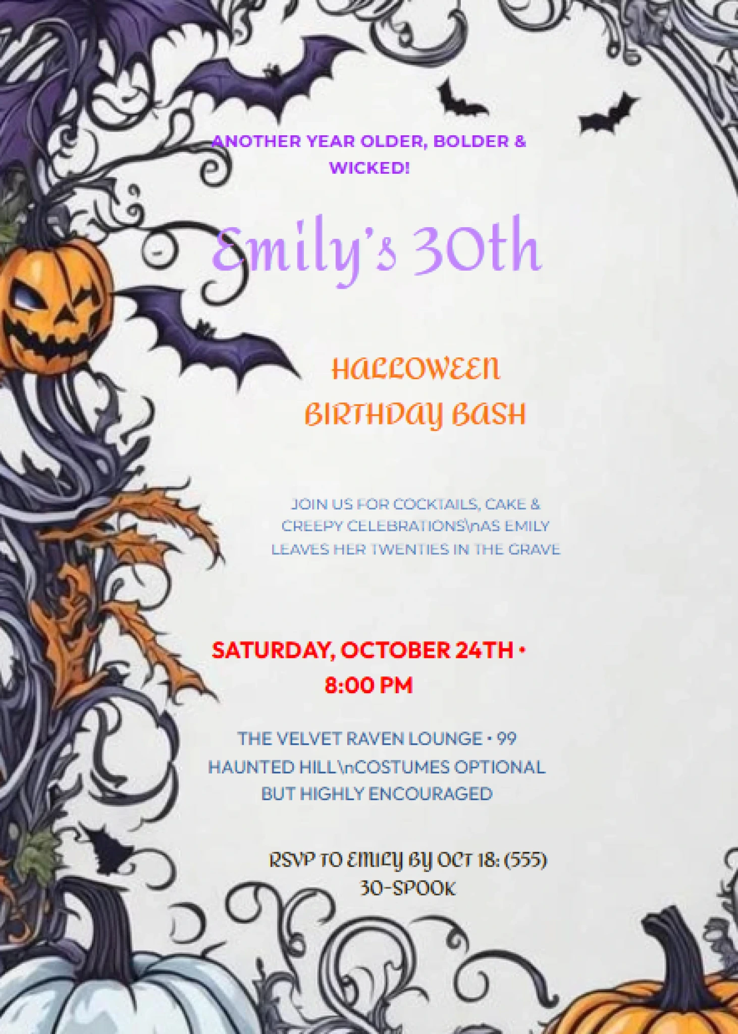 Hocus Pocus Spooky Birthday Bash