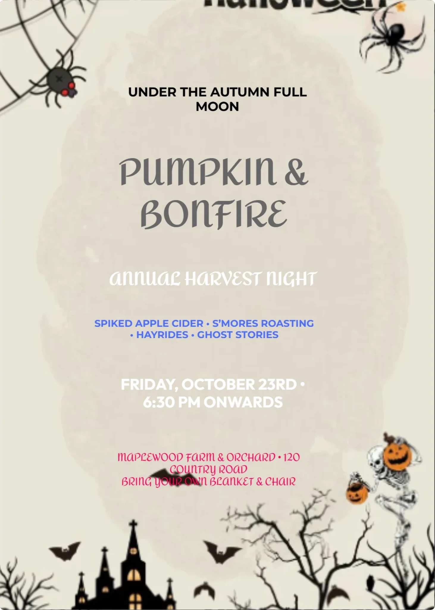 Jack Lantern Bonfire & Cider