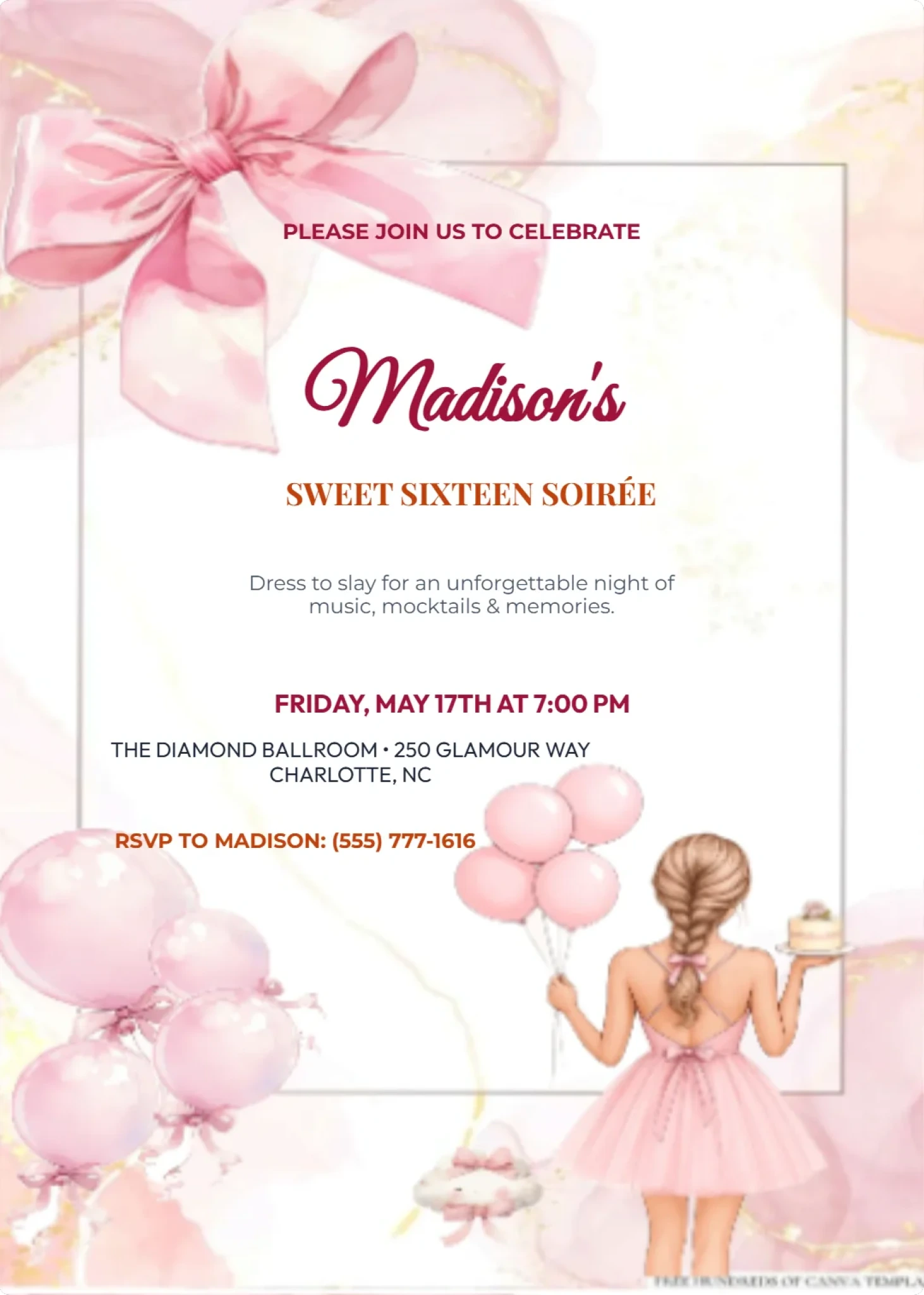 Sweet 16 Rose Gold Glam Soirée