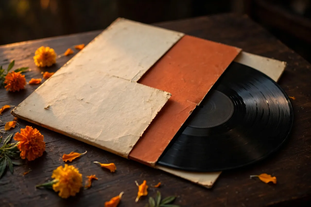 Sangeet Vinyl Night interactive website invitation template