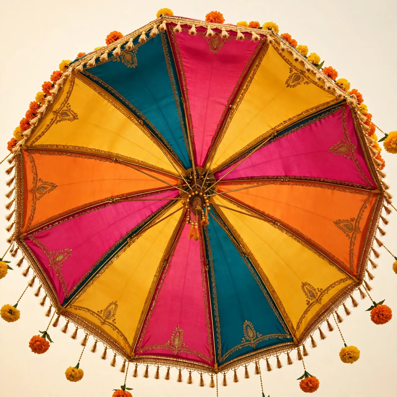 Umbrella Haldi invitation template