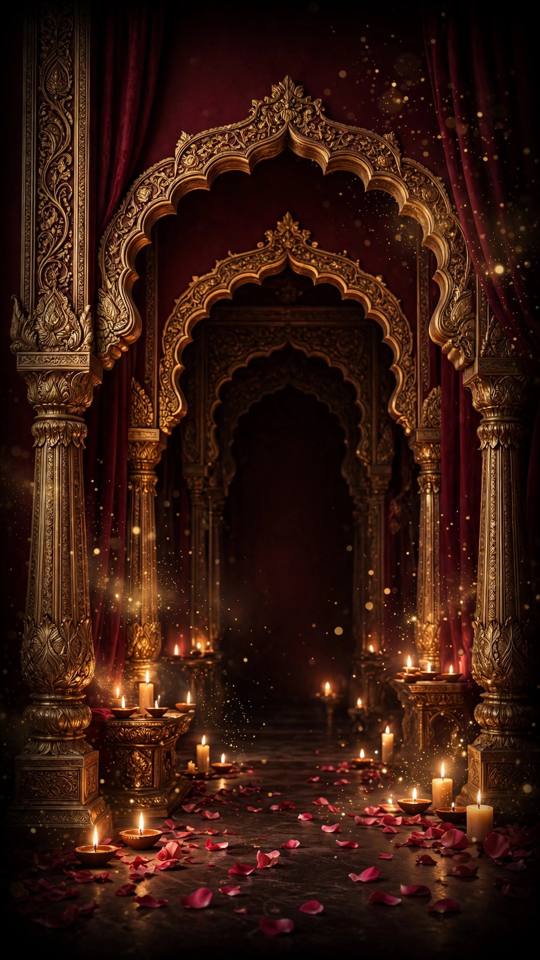 Royal Maroon Palace Wedding