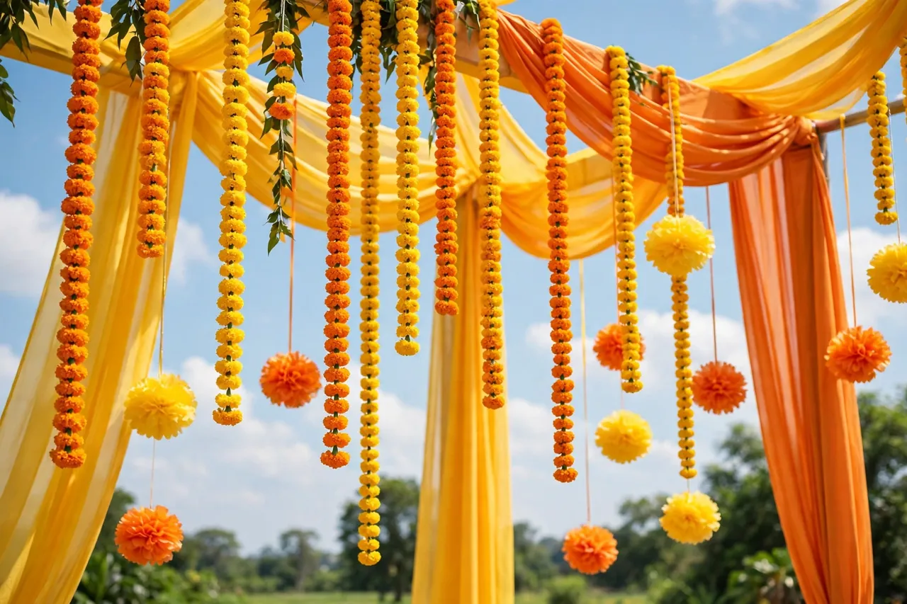 Haldi party decor