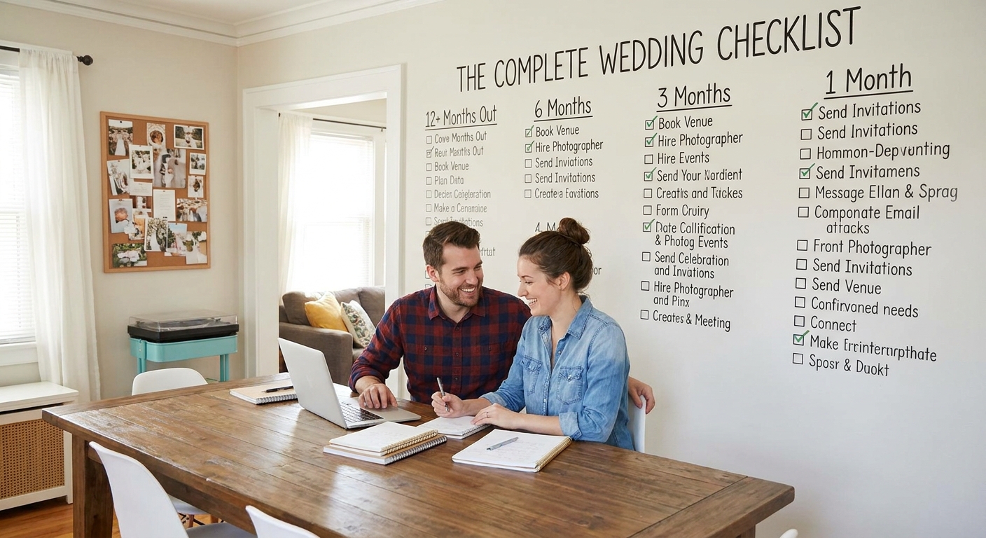 The Complete Wedding Checklist: From Engagement to I Do