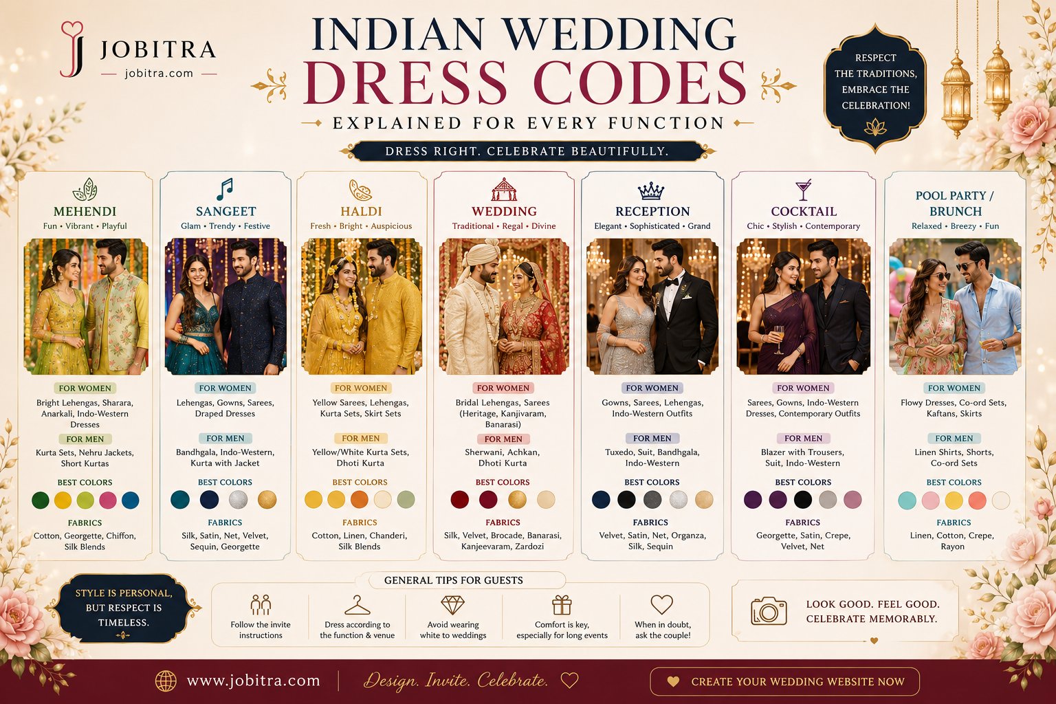 Indian Wedding Dress Codes Explained for Every Function