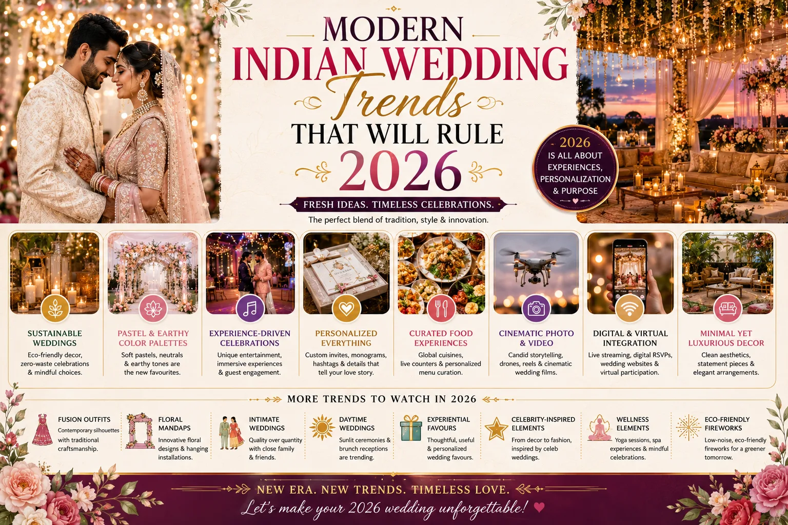 Modern Indian Wedding Trends That Will Rule 2026