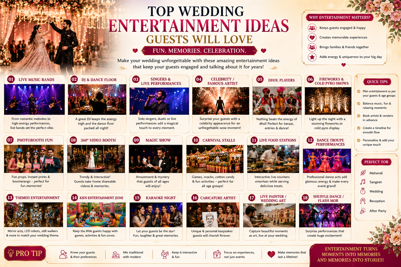 Top Wedding Entertainment Ideas Guests Will Love