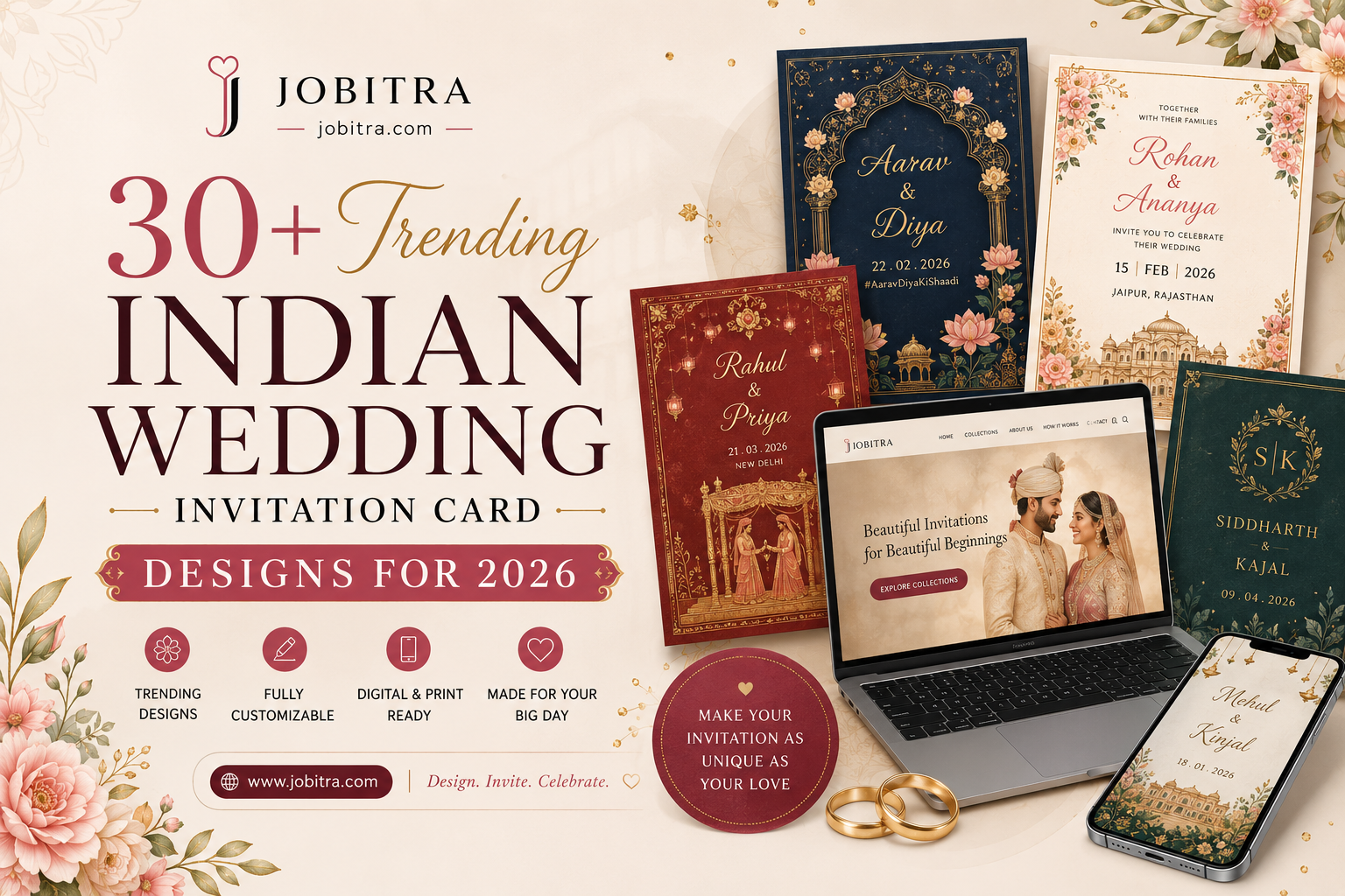 30+ Trending Indian Wedding Invitation Card Designs for 2026