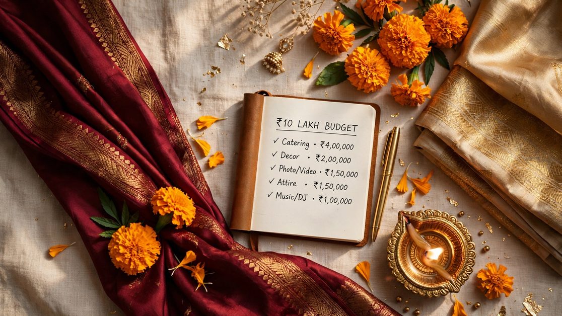 Wedding Budget Calculator: How to Split ₹10 Lakh Across Functions (India)