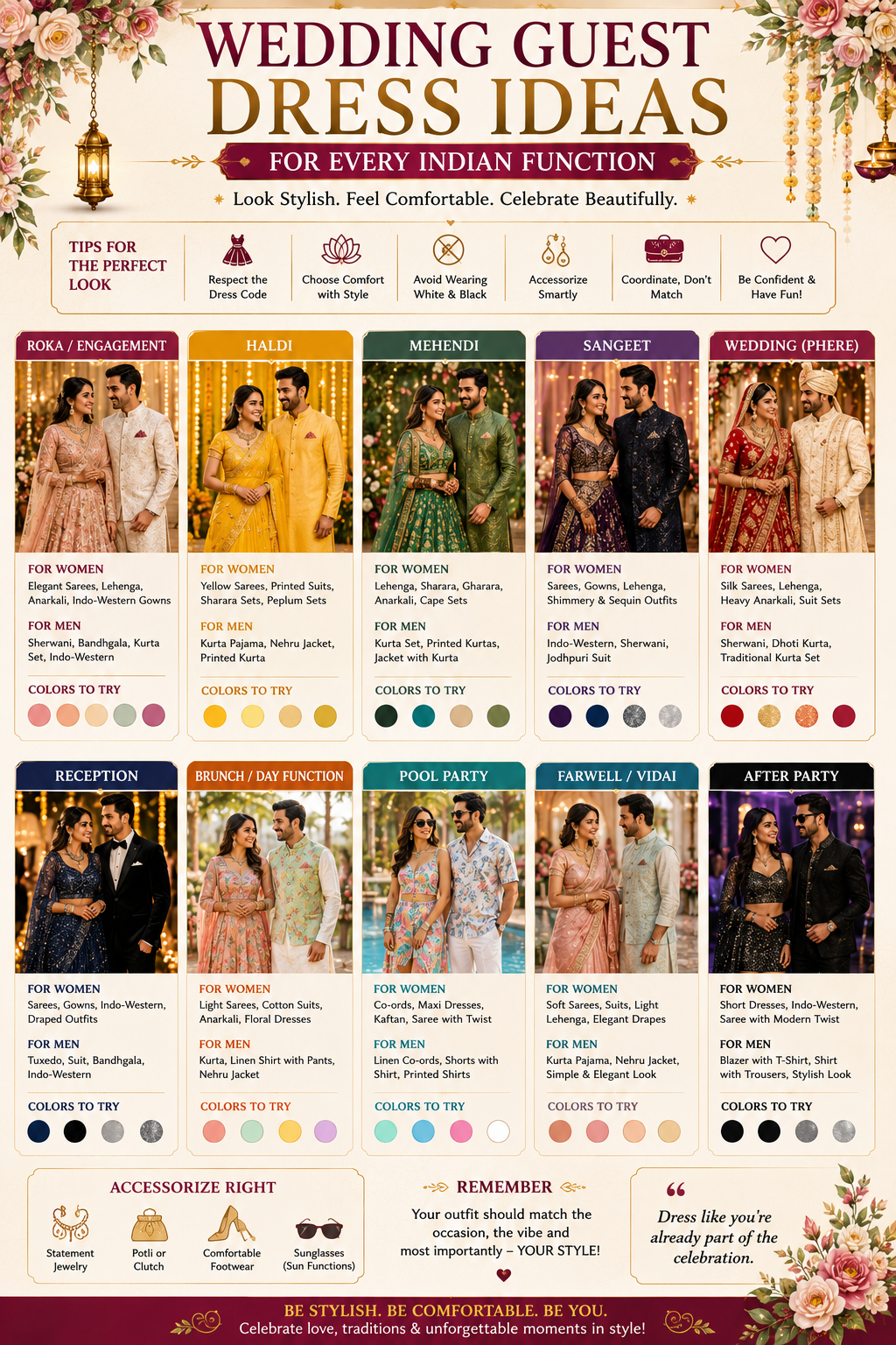 Wedding Guest Dress Ideas for Every Indian Function